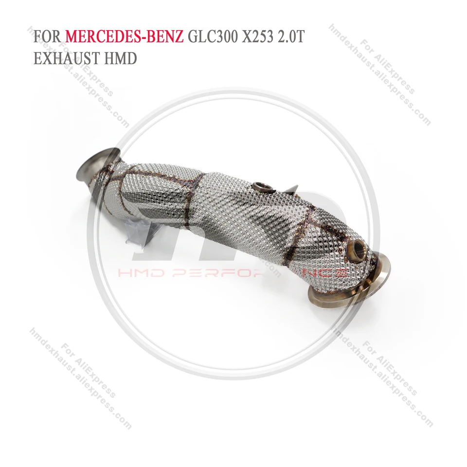 Výfukový systém HMD Vysoký tok Výkon pre dĺžku pre Mercedes Benz GLC300 X253 2.0T