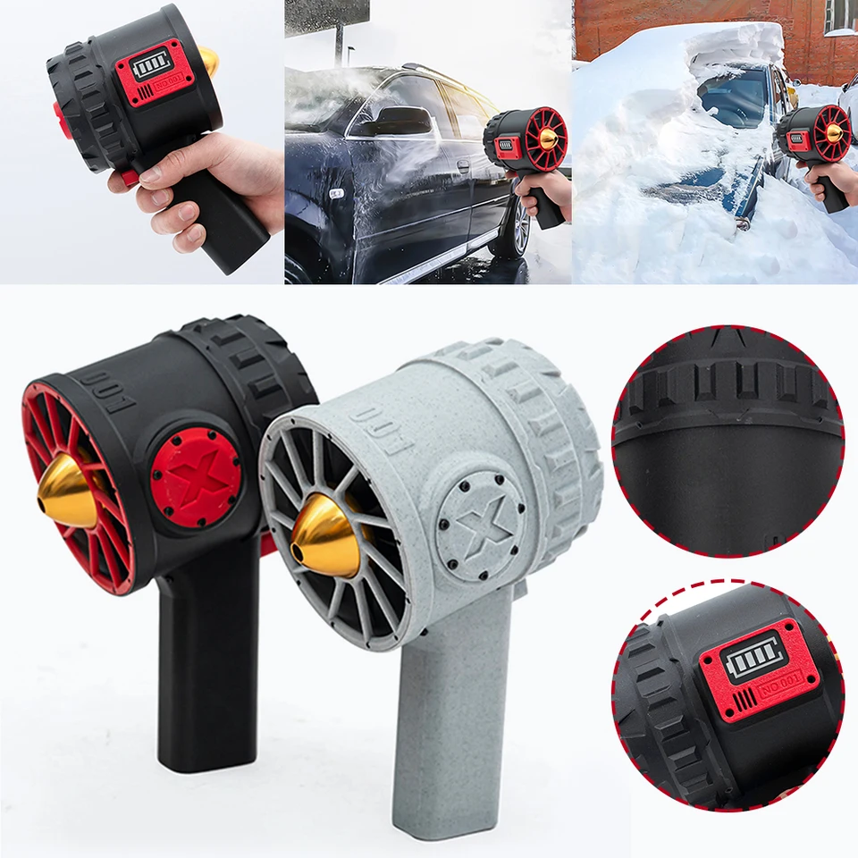 Výkonný dúchadlo 90 mm bez kefy Motor Turbo Násilný ventilátor prenosný turbo ventilátor 5000g TRUBL SNOW Demons Demand Sušer vzduch pre klávesnicu PC