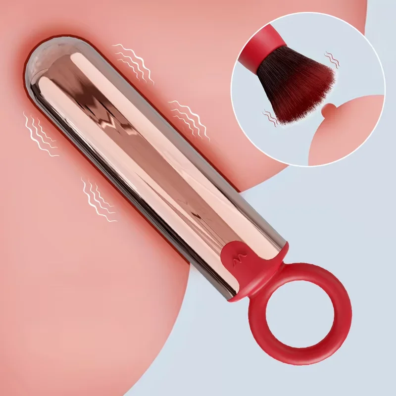 Výkonný make -up štetca G Spot Vibrator Sex Hračky pre ženy vibľujúce vaginové bradavkové orgazmus stimulátor bezdrôtového masáže AV Stick Massager