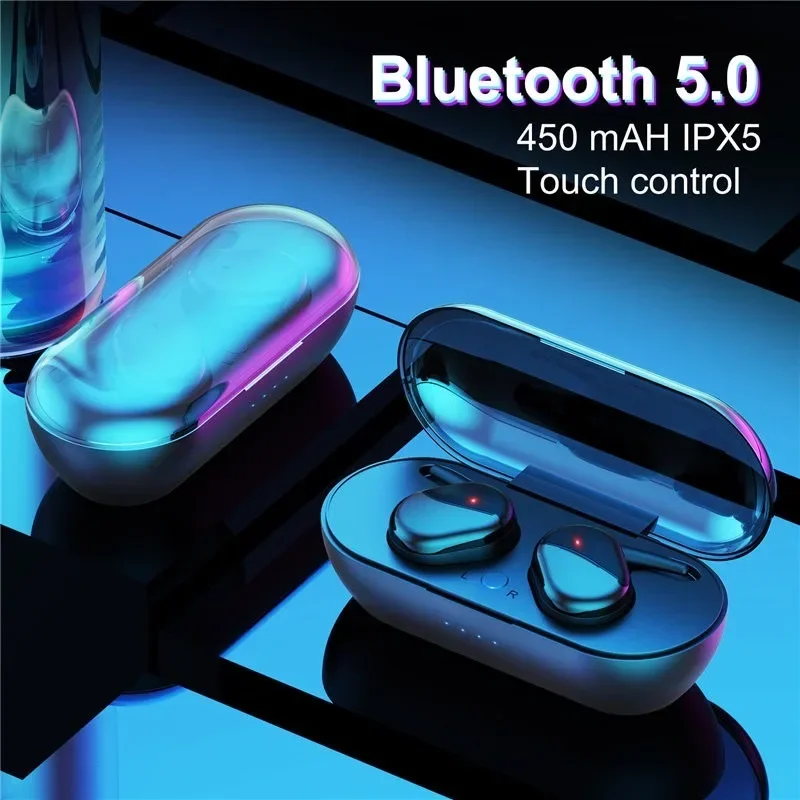 Výkonový displej hluku, ktoré sú natáčanie slúchadiel Bluetooth Y30 Small and Light HiFi Gaming Headset s mikrofónovým telefónom Sport AirBuds