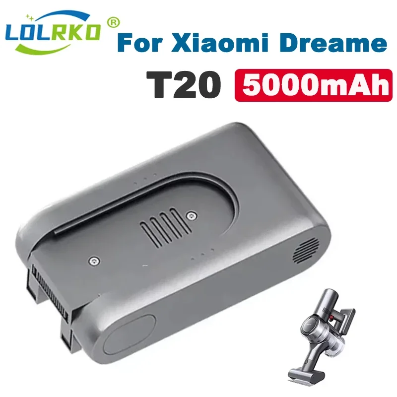 Výmena 25,2V 5000 mAh batéria pre Xiaomi Dreame T20 bezdrôtový vysávač - nabíjateľný li -ión, vysoká kapacita