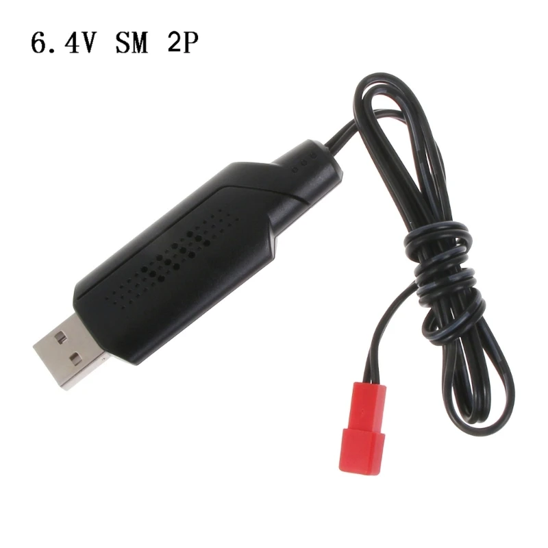 Výmena 6,4 V 2P 7.4V 3P Liion Batéria Kompatibilná pre hračku pre diaľkové ovládanie hračky RC prenosnú USB