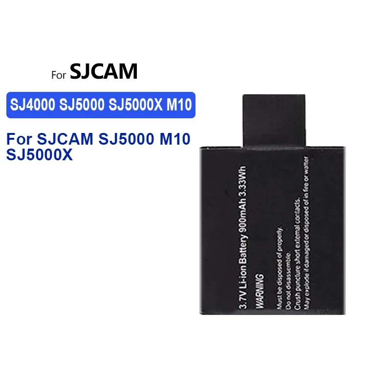 Výmena batérie 900 mAh-1300 mAh pre SJCAM SJ7 SJ8 M20 SJ9 (Max Star Pro Plus Air) SJ6 SJ10X 4K M10