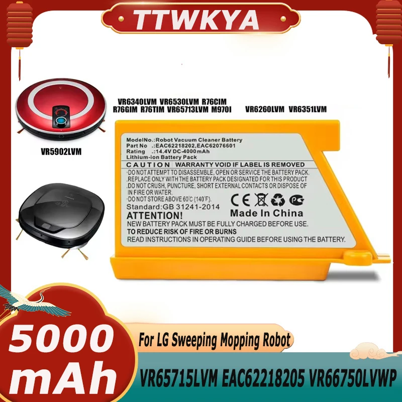 Výmena batérie EAC62218205 EAC60766107 AGM30061001 pre LG Sweet Robot VR66750LVWP AGM30061001 VR66413LVM VR66713LVM