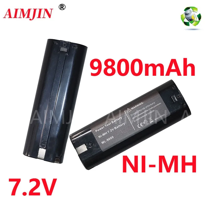 Výmena batérie Ni-MH 7,2V 9800 mAh pre Makita 7000 7002 7033 191679-9 192695-4 632002-4 632003-2 7,2 V batéria L50 192532-2