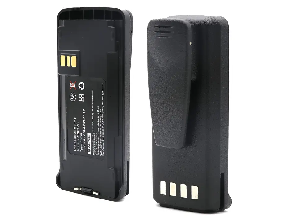 Výmena batérie pre Motorola CP1200, CP1300, CP1600, CP1660, CP185, CP476, CP477, EP350 PMNN4080, PMNN4081AR, PMNN4081ARC,