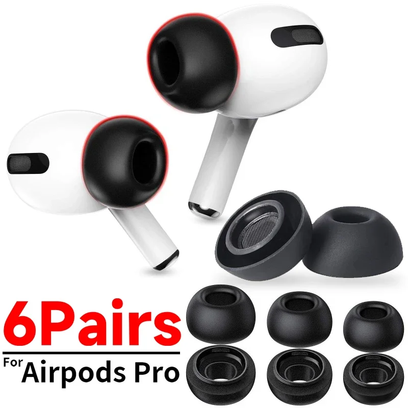 Výmena do uší pre uší pre Apple AirPods Pro 1. 2. ochranca pre slúchadlá Soft Silikone Eartips