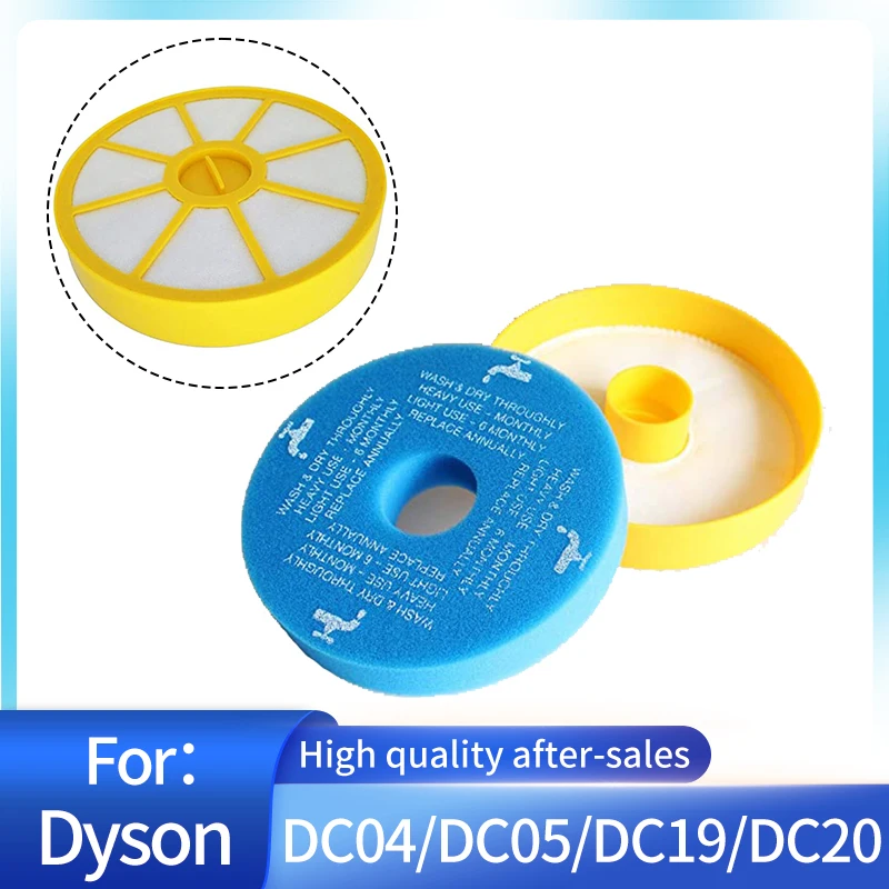 Výmena filtra na vysávačový čistiaci prostriedok na výmenu Dyson Hepa Yellow pred motorom DC04 DC05 DC08 DC19 DC20 DC21