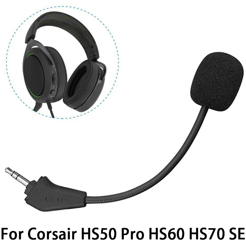 Výmena hry mikrofón 3,5 mm mikrofón pre Corsair HS50 PRO HS60 HS70 SE Gaming Heads Slúchadlá