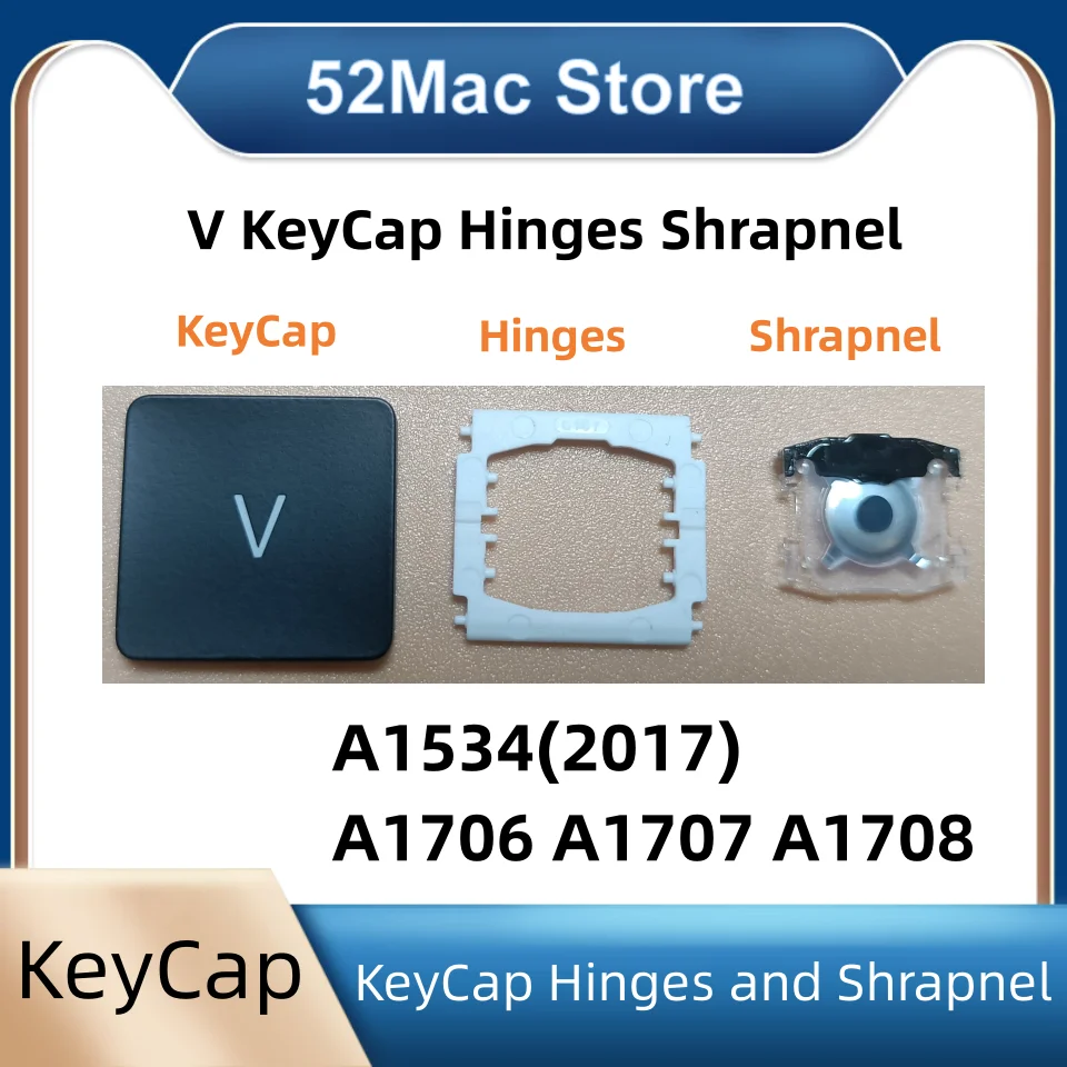 Výmena individuálnych závesov a šrapnelových závesov a šrapnel je použiteľná pre MacBook Pro A1534 (2017) A1706 A1707 A1708 Klávesnica