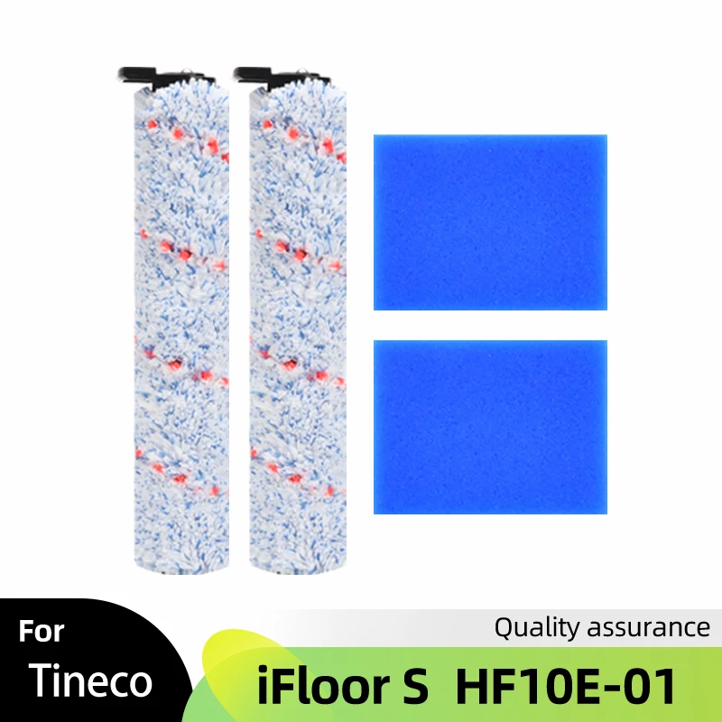 Výmena kefy na valcovanie a filtrovanie pre tíneco ifloor s / ifloor / hf10e-01 mokré suché bezdrôtové vákuové čistiace príslušenstvo