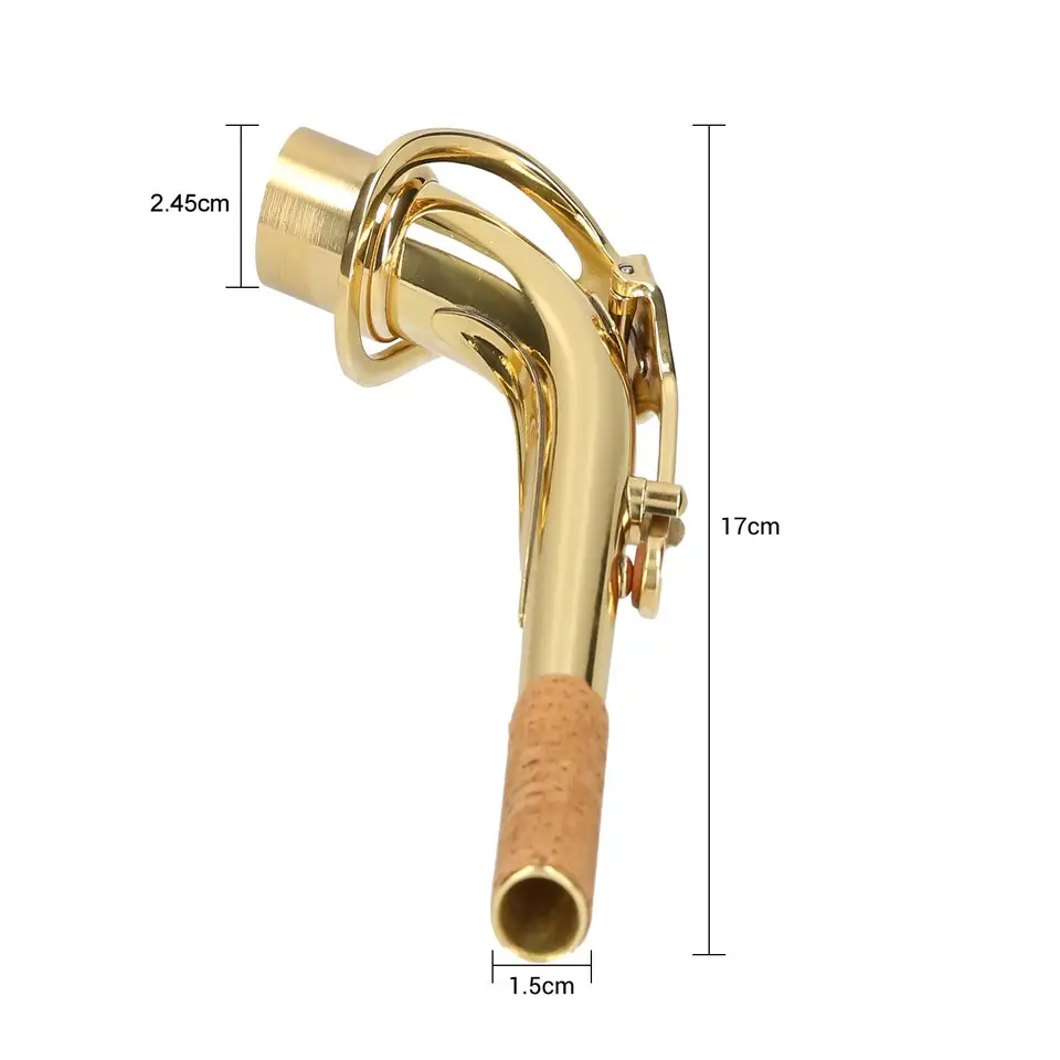Výmena krku mosadze alto saxofón - doplnok zakriveného krku pre saxofóny