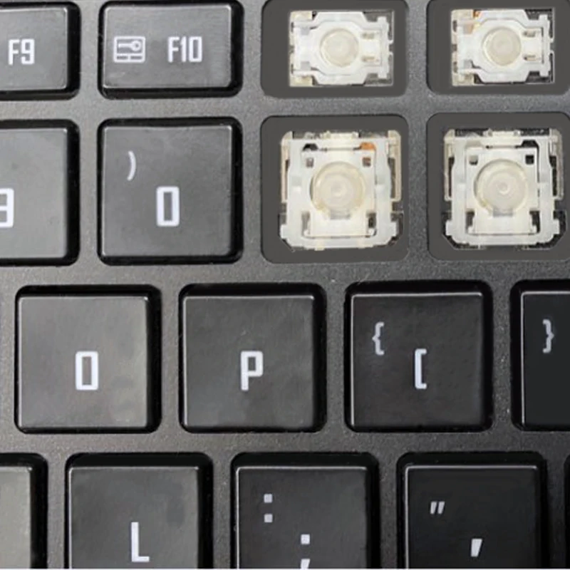 Výmena kľúča kľúča a nožnicový klip a záves pre Gigabyte Aero 15 17 x9 XE4 OLED 15 AORU 15P Klávesnica a klipy pre laptop