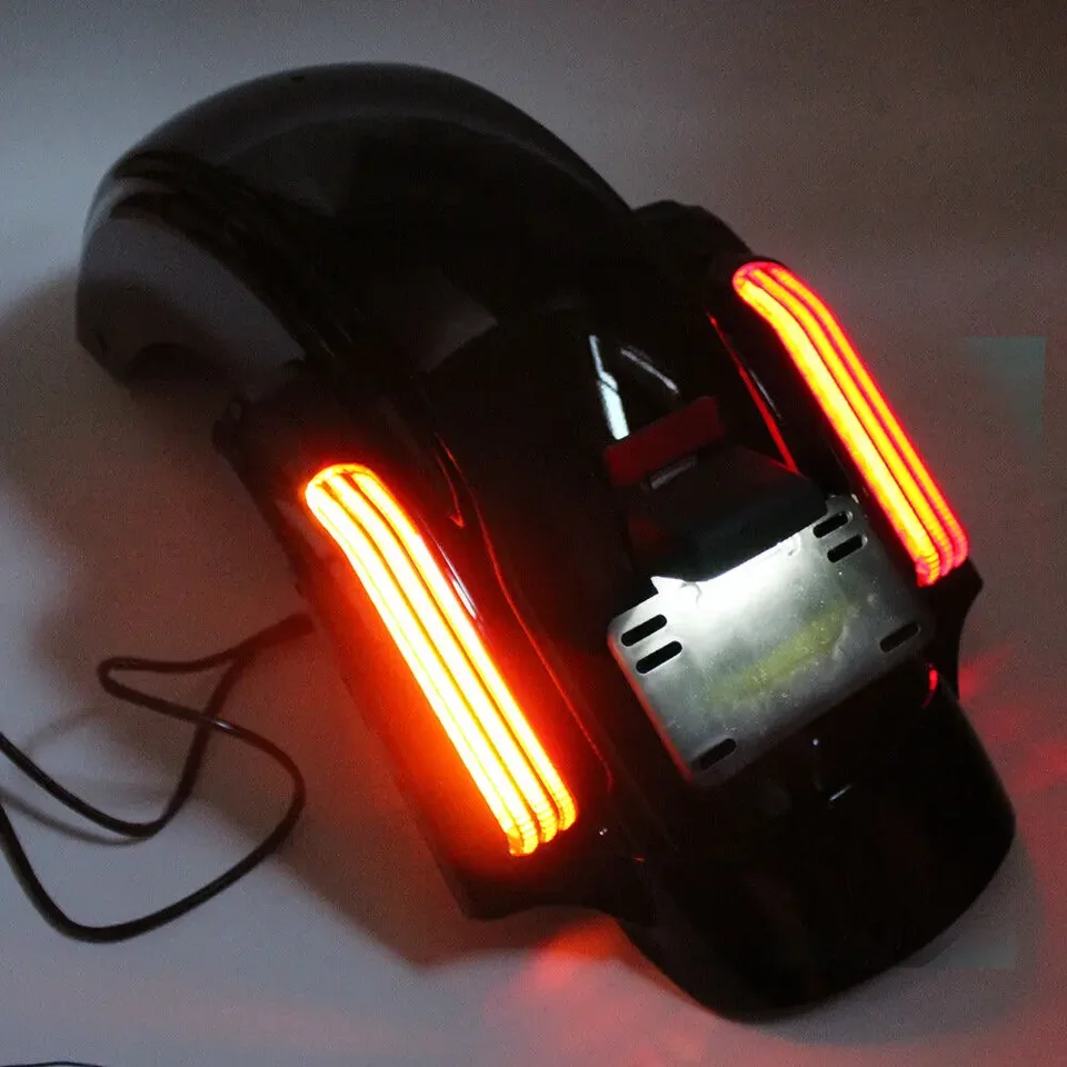 Výmena motocyklov LED Fender Fender Fascia Brake Turn Tail Light pre Harley Touring CVO Street Electra Road Glide 2014-2023