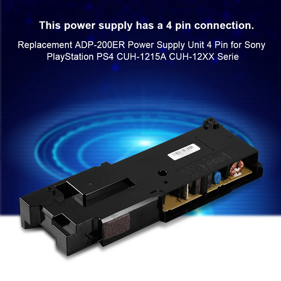 Výmena napájania ADP - 200er ADP - 200er napájací napájací Unit 4 PIN pre Sony CUH - 1215A CUH -12XX SERIE