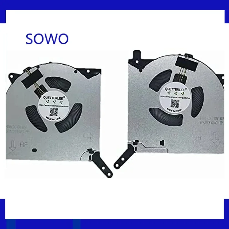 Výmena nového notebooku CPU GPU chladiaci ventilátor pre Lenovo Legion R9000P Y9000P 2021H 16-palcový herný notebook Series Fan Fan