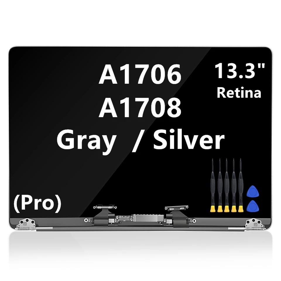 Výmena obrazovky LCD pre MacBook Pro 13 A1706 A1708 Plná zostava displeja / Panel Only LCD