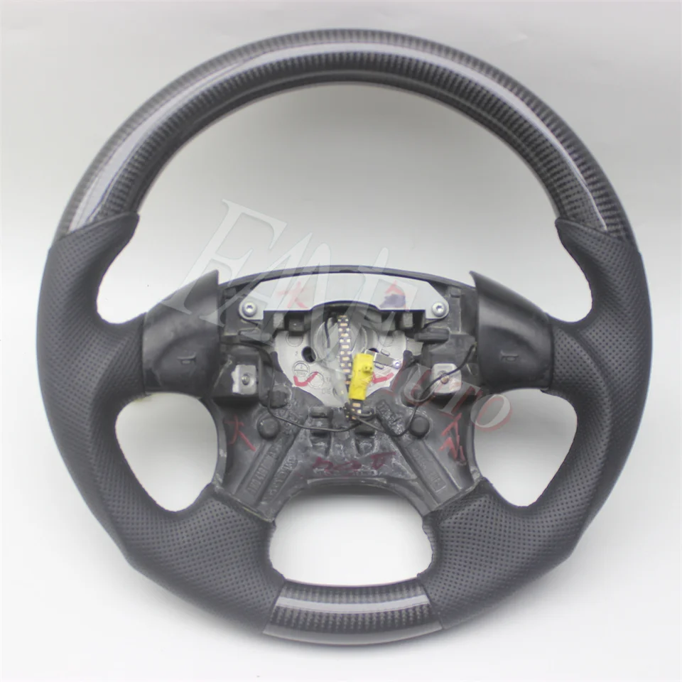 Výmena skutočného volantu z uhlíkových vlákien s kožou pre VW Volkswagen Golf 3 Mk3 Jetta