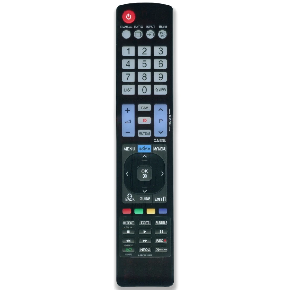Výmena televízneho diaľkového ovládania AKB73615309 pre LG 3D televíziu 47LM6410, 47LM6700, 47LM7600, 47LM8600, 50pm4700, 50pm6700