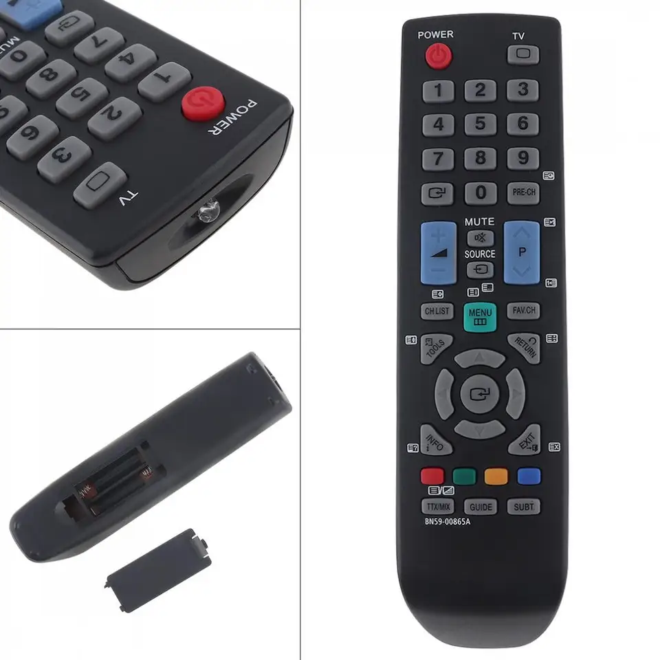 Výmena televízneho diaľkového ovládača podpora 2 x AAA batérie 8m vysielajúca vzdialenosť pre Samsung BN59000865A LED 3D SMART Player Player