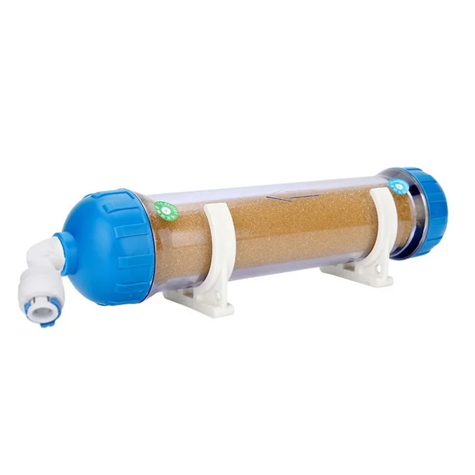Výmena vodného filtra doplňuje T33 KÚPENIE DIY Filter Vodný filter pomocou iónovej výmennej živice priehľadná reverzná osmosi