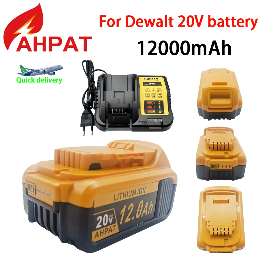 Výmena za DeWalt 20V Max Lítium kompatibilná s 20 voltom DCB201 DCB203 DCB207 DCB205 DCB204 DCB206