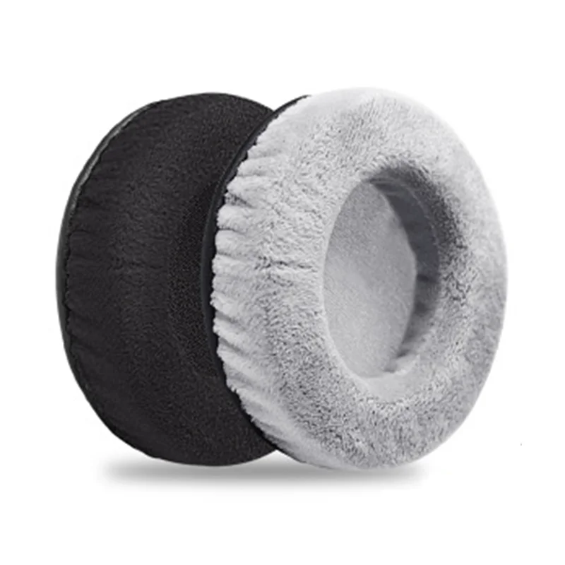 Výmena zamatových okrúhlych uší kryt 60 mm 65 mm 70 mm 75 mm 80 mm 85 mm 90 mm 95 mm 100 mm 105 mm uši šálky uší pre slúchadlá pre slúchadlá sivé