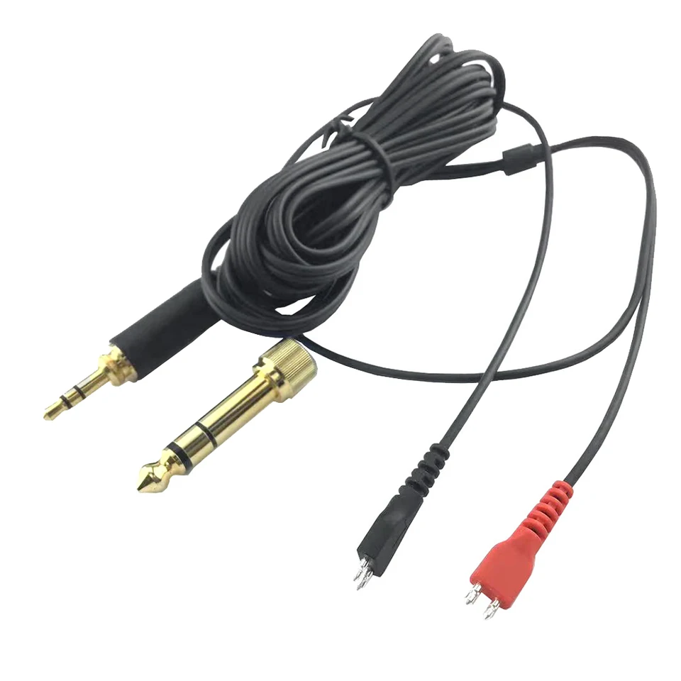 Výmena zvukového kábla pre Sennheiser HD25 HD560 HD540 HD480 HD430 414 HD250 Slúchadlá Audio kábel, l dlhý r krátky