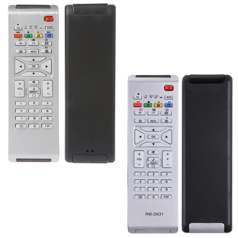 Výmena čierneho ovládača diaľkového ovládača pre RM-631 pre inteligentnú televíziu RC1683701/01 RC1683702-01 TV/DVD/AUX Dropshipping