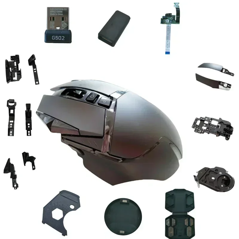 Výmenné diely pre Logitech G502 Wireless Lightspeed Mouse Shell Appl Applow Button Skeleton