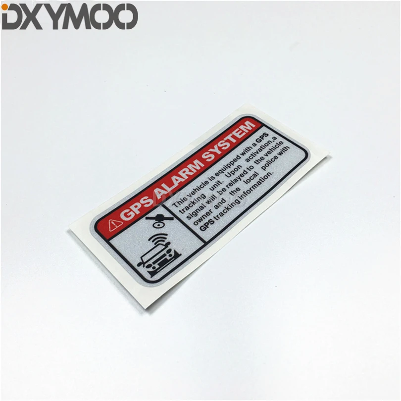 Výstraha GPS Tracker STRACKERS STRÁNKA ALECTION ALUCT AUTOMOBNÉ OKNÁ OKDENIE TACH DECALS 9X4CM