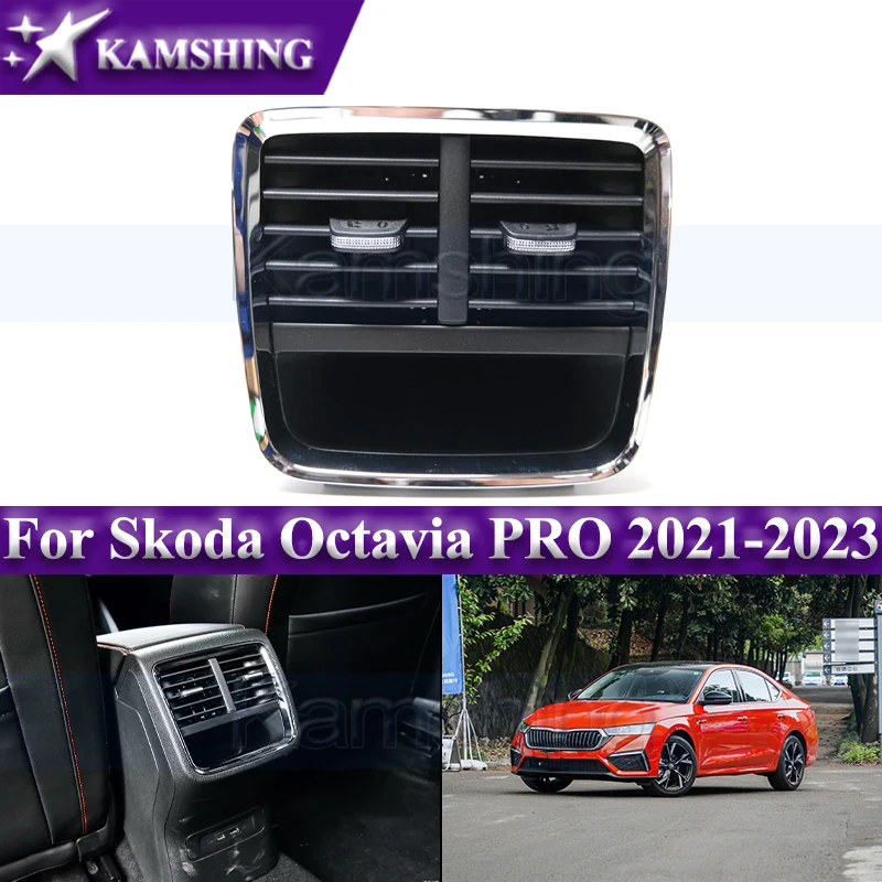 Výstup zadnej klimatizácie Kamshingu pre SkoDa Octavia PRO 2021-2023