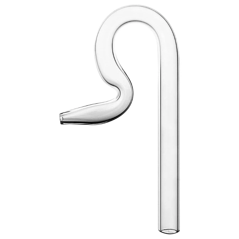 Výtokové potrubie zo skla pre akváriovú krajinu Tank Rybárska nádrž na vysadené príslušenstvo Lily Pipe Filter Doplnky 10 mm 17 mm