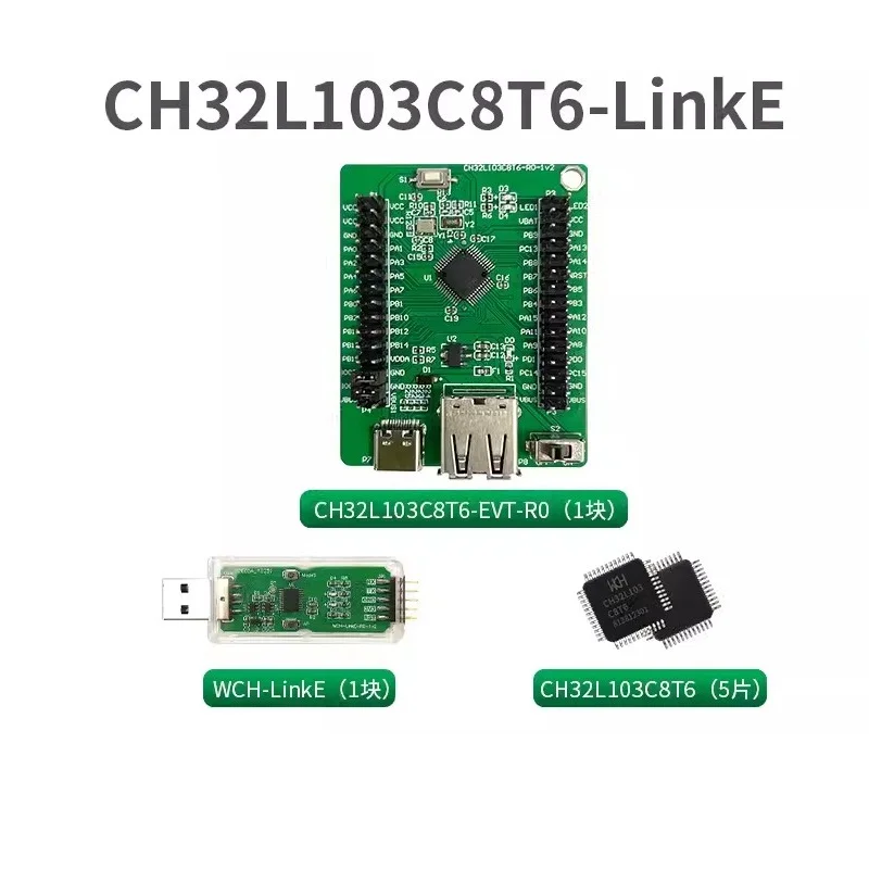 Vývojová doska CH32L103 32-bitová hodnotiaca doska s nízkym výkonom Microkontroller CH32L103C8T6