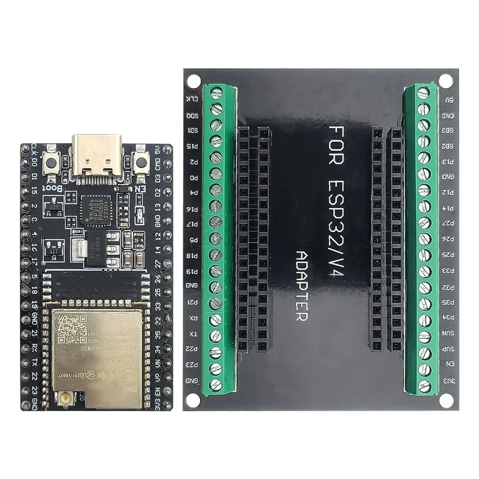 Vývojová doska ESP32 s expanznou doskou pre rozširovanie dosiek IPEX ESP32-WROOM-32U BT WIFI MODUL TYPY C 38PIN CP2102 ESP32-DEVKITC