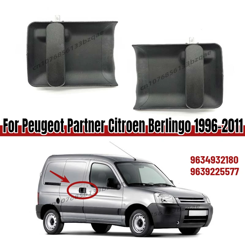Vľavo a pravé vonkajšie kľučky pre posuvné dvere pre Peugeot Partner Citroen Berlingo 1996-2011 9101Q7 9634932180 9639225577