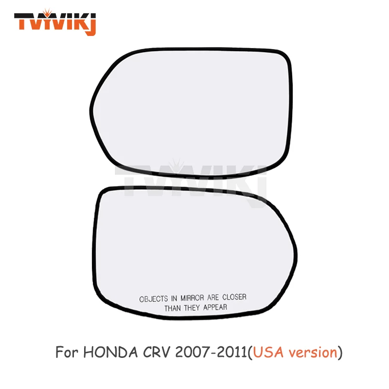 Vľavo vpravo vyhrievané bočné spätné zrkadlo sklenené šošovky pre Honda CRV USA Verzia 2007 2008 2009 2010 2011 2011