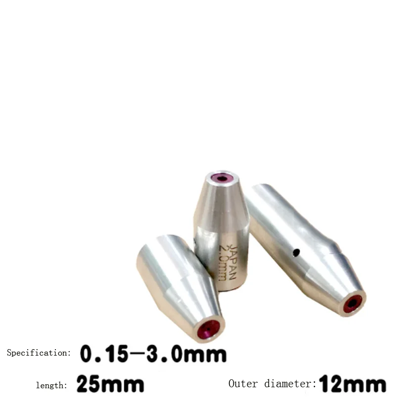 Vŕtanie keramickej elektródy Ruby Pipe Sprievodca OD12*25/42 mm priemer 0,20 až 3,0 mm pre vŕtací stroj na Wedm Jinma 1PC