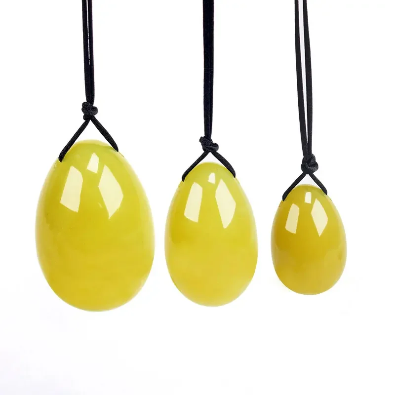 Vŕtané vajcia Yoni z prírodnej Číny Nové Jade Kegel Balls for Women Kegel Cvičenie Sprísnenie vaginálneho svalu Ben Wa Ball Masáž