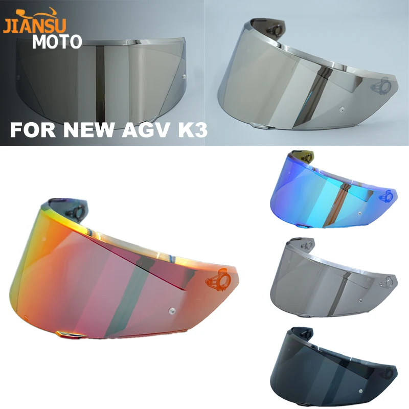 Vŕčový priezor pre nový bod Agv K3 Dot (E2206) Motocyklová prilba Lens Glass Glass Shield Shield hľadáčik Obrazovka