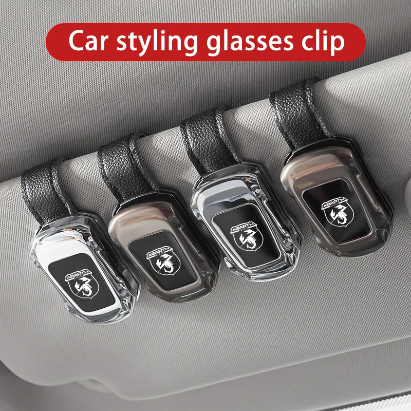 Všeobecné auto Sunshade Eye -Glass Box Automatické stylingové slnečné okuliare okuliare pre Fiat Abarth 695 595 500 Abarth 124 Spider