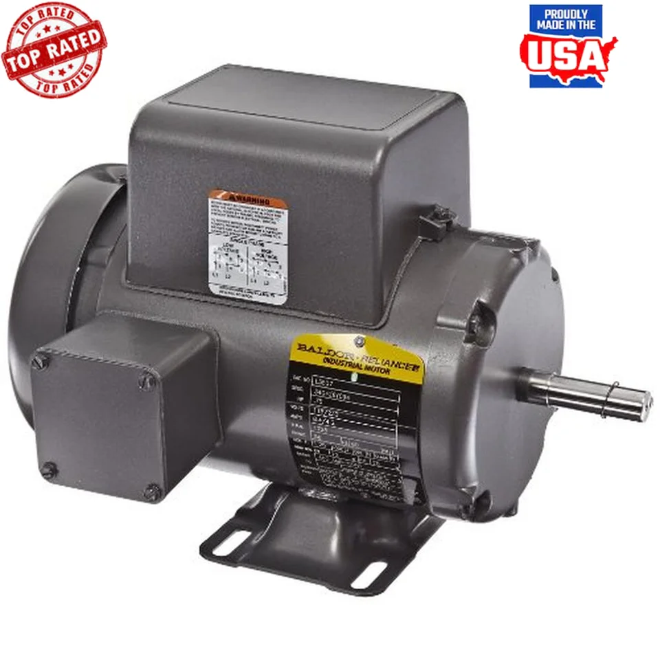 Všeobecný účel Jednfázový striedavý motor IP44 56 Rám 3/4HP 1725RPM 60Hz 115/230V Ampérový napätie SNAP SNATICKÝ Spúšťací prepínač