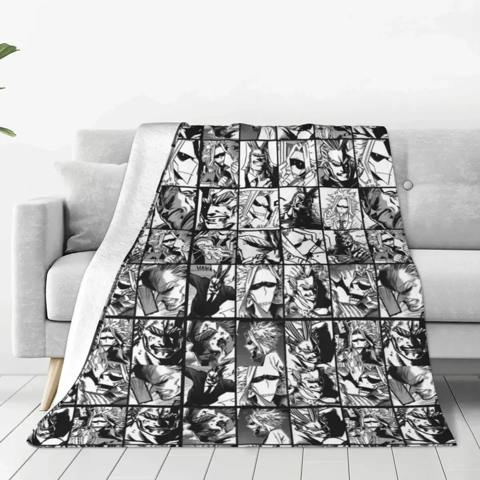 Všetci by mohli boku no mojím hrdinským akademickej obce prikrývky akadémie Anime flanel Vintage Throw prikrývky pre posteľnú salóniku jeseň/zima