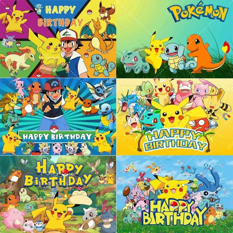 Všetko najlepšie k narodeninám oslavou pokémon