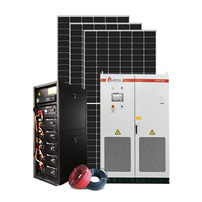 Všetko v jednom 30 kW hybridnej slnečnej sústave 100 kWh 150 kwh