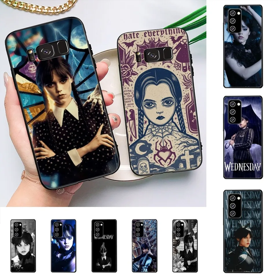 W-Wednesday A-Addams Family pre Samsung J 7 Plus 7Core J7 Neo J6 Plus Prime J6 J4 J5 Mobile Cover