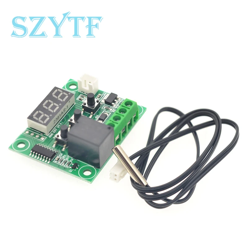 W1209 Mini Termostat teplotný kontroller Inkubačný spínač teploty termostatu