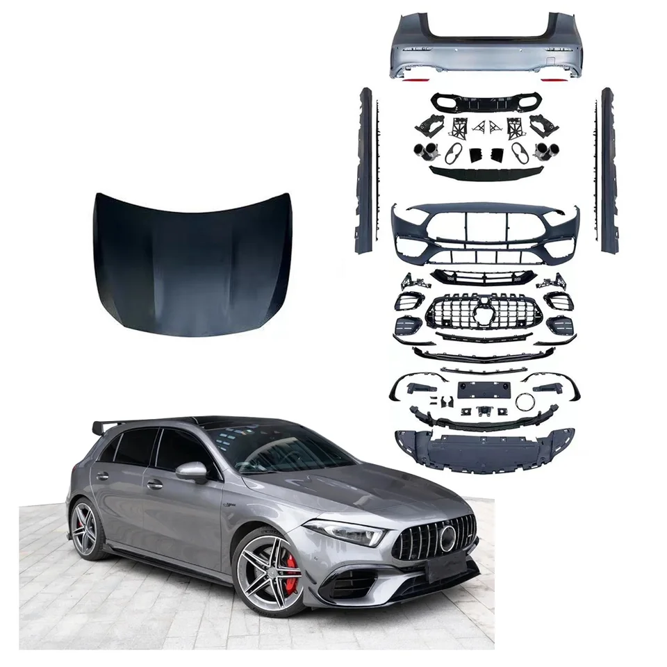 W177 upgrade a renovácia A45S AMG Body Kit pre Mercedes A Class W177 2019-2023