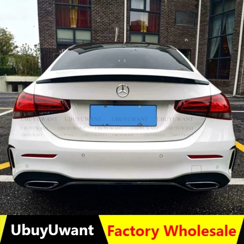 W177 Zadný kufrový spojler ABS Material Tail Wing Lip pre Mercedes Benz A Class W177 Sedan A200L A200 A180
