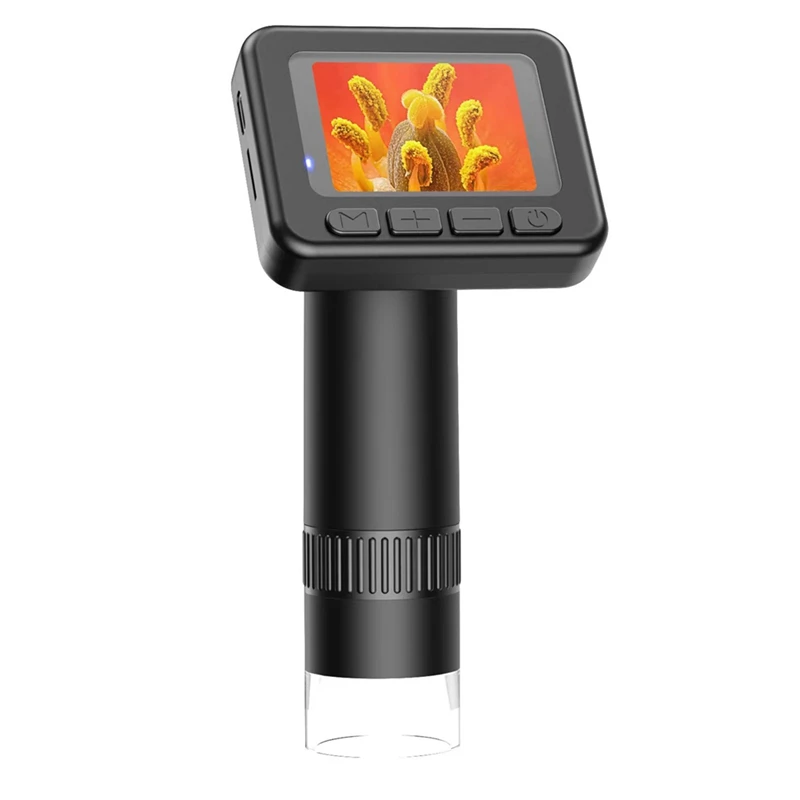W2 Digitálny prenosný mikroskop USB Vysoko definície Zahňací sklenený vreckový počítač s identifikáciou obrazovky 1000x ľahko použiteľné